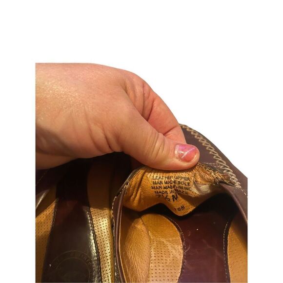 Nurture Aloha Womens Brown Slides Slip-On Leather Clogs Shoes Size 7.5M - Picture 14 of 16